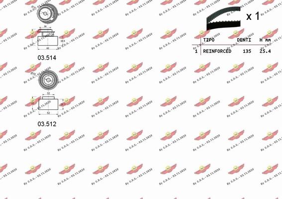 Autokit 04.5331 - Zobsiksnas komplekts ps1.lv