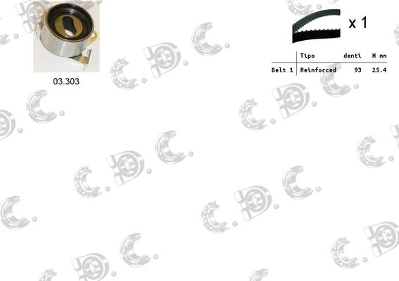 Autokit 04.5333 - Zobsiksnas komplekts ps1.lv