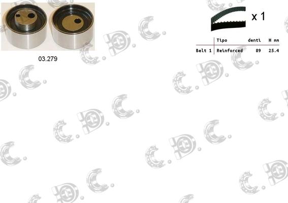 Autokit 04.5379 - Zobsiksnas komplekts ps1.lv