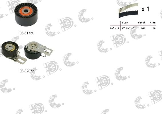 Autokit 04.5374 - Zobsiksnas komplekts ps1.lv