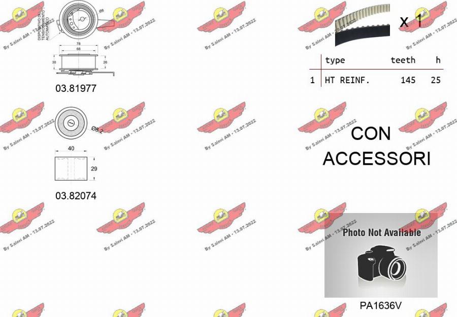 Autokit 04.5370PA2 - Ūdenssūknis + Zobsiksnas komplekts ps1.lv