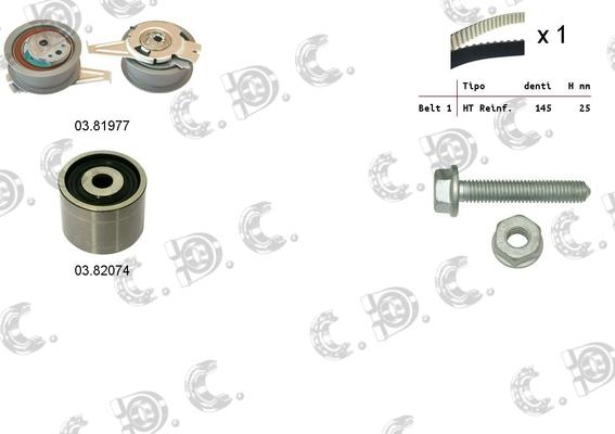 Autokit 04.5370 - Zobsiksnas komplekts ps1.lv