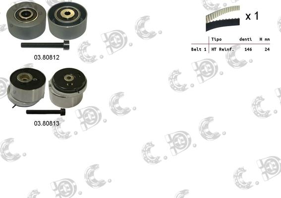 Autokit 04.5299 - Zobsiksnas komplekts ps1.lv