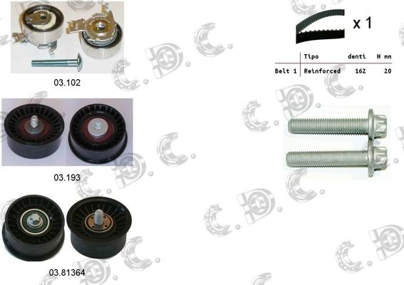 Autokit 04.5296 - Zobsiksnas komplekts ps1.lv