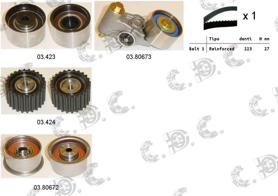 Autokit 04.5292 - Zobsiksnas komplekts ps1.lv