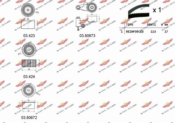 Autokit 04.5292 - Zobsiksnas komplekts ps1.lv