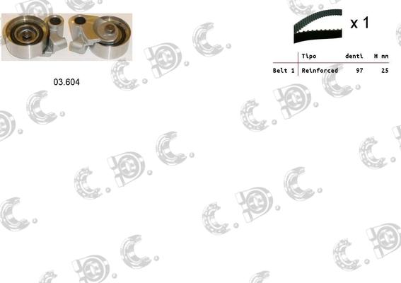 Autokit 04.5255 - Zobsiksnas komplekts ps1.lv