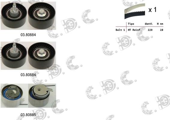 Autokit 04.5256 - Zobsiksnas komplekts ps1.lv