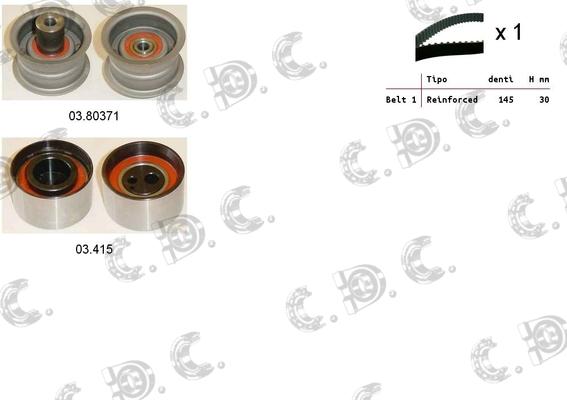 Autokit 04.5258 - Zobsiksnas komplekts ps1.lv