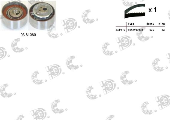 Autokit 04.5252 - Zobsiksnas komplekts ps1.lv