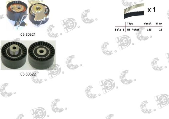 Autokit 04.5269 - Zobsiksnas komplekts ps1.lv