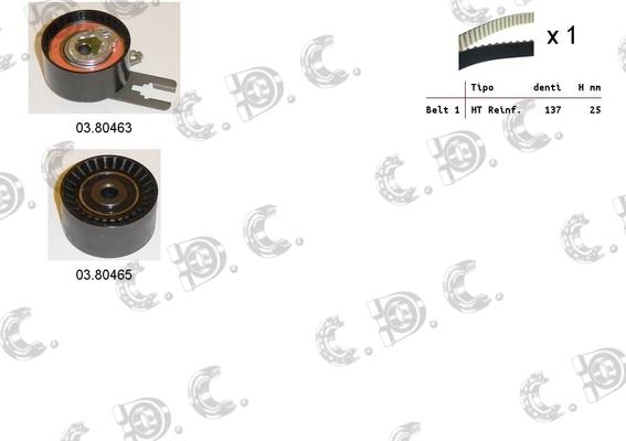 Autokit 04.5263 - Zobsiksnas komplekts ps1.lv