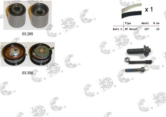 Autokit 04.5213 - Zobsiksnas komplekts ps1.lv