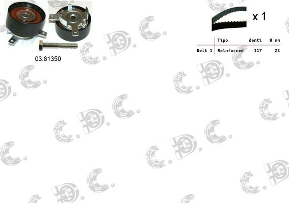 Autokit 04.5284 - Zobsiksnas komplekts ps1.lv