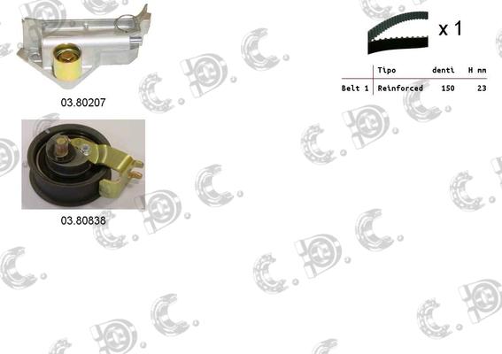 Autokit 04.5238 - Zobsiksnas komplekts ps1.lv