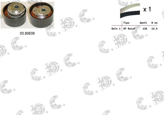 Autokit 04.5229 - Zobsiksnas komplekts ps1.lv