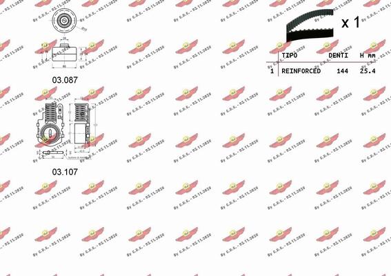 Autokit 04.5226 - Zobsiksnas komplekts ps1.lv