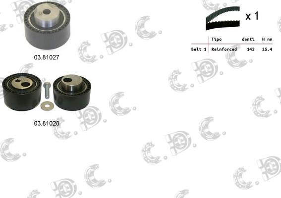 Autokit 04.5275 - Zobsiksnas komplekts ps1.lv