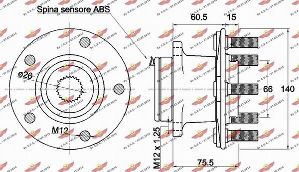 Autokit 01.98080 - Riteņa rumbas gultņa komplekts ps1.lv