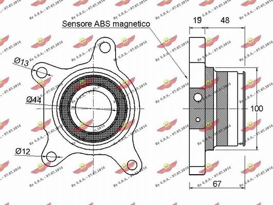 Autokit 01.97941 - Riteņa rumbas gultņa komplekts ps1.lv