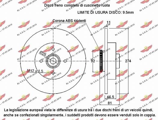 Autokit 01.97437 - Bremžu diski ps1.lv