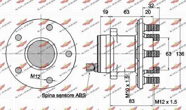 Autokit 01.97592 - Riteņa rumbas gultņa komplekts ps1.lv