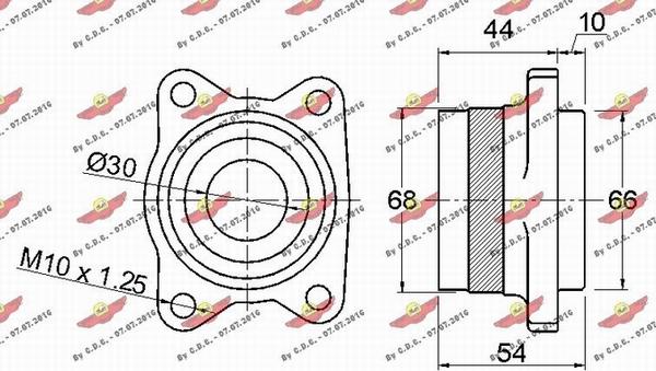 Autokit 01.97186 - Riteņa rumbas gultņa komplekts ps1.lv