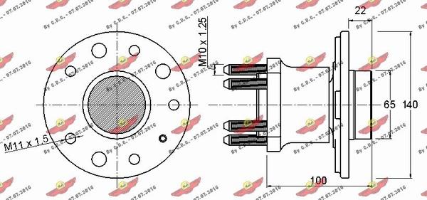 Autokit 01.97183 - Riteņa rumbas gultņa komplekts ps1.lv