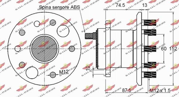 Autokit 01.97870 - Riteņa rumbas gultņa komplekts ps1.lv