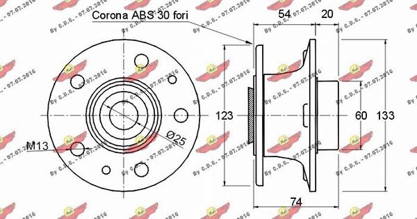 Autokit 01.176 - Riteņa rumbas gultņa komplekts ps1.lv