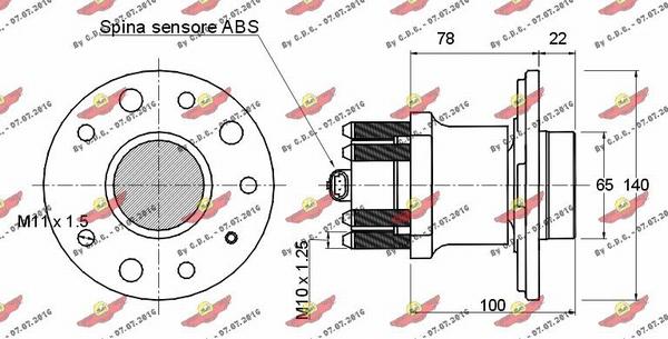 Autokit 01.386 - Riteņa rumbas gultņa komplekts ps1.lv