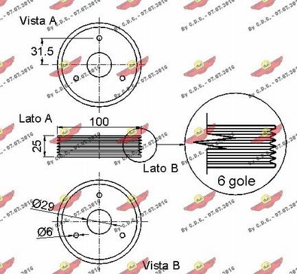 Autokit 03.90103 - Piedziņas skriemelis, Servopiedziņas sūknis ps1.lv