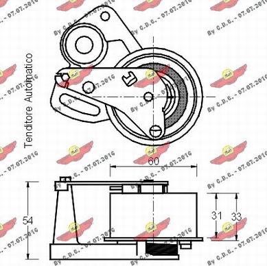 Autokit 03.568 - Spriegotājrullītis, Gāzu sadales mehānisma piedziņas siksna ps1.lv