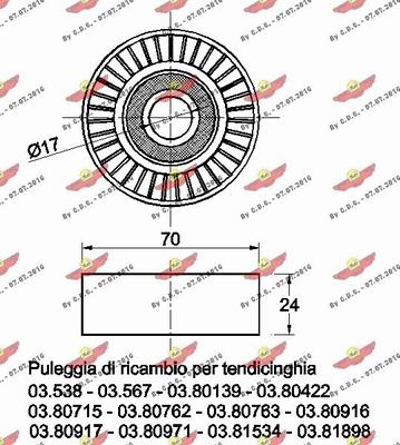 Autokit 03.538R - Parazīt / Vadrullītis, Ķīļrievu siksna ps1.lv