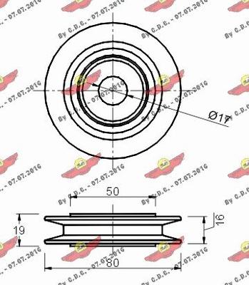 Autokit 03.639 - Parazīt / Vadrullītis, Ķīļrievu siksna ps1.lv