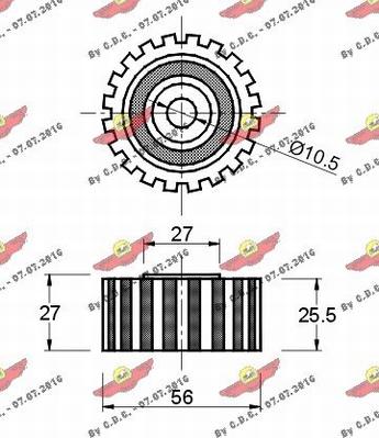 Autokit 03.179 - Parazīt / Vadrullītis, Zobsiksna ps1.lv