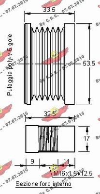 Autokit 03.80991 - Piedziņas skriemelis, Ģenerators ps1.lv