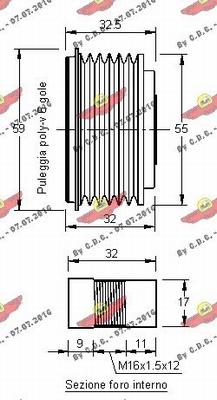 Autokit 03.80979 - Piedziņas skriemelis, Ģenerators ps1.lv