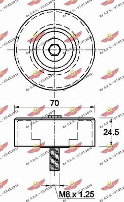 Autokit 03.80455 - Parazīt / Vadrullītis, Ķīļrievu siksna ps1.lv