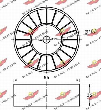 Autokit 03.80540 - Parazīt / Vadrullītis, Ķīļrievu siksna ps1.lv