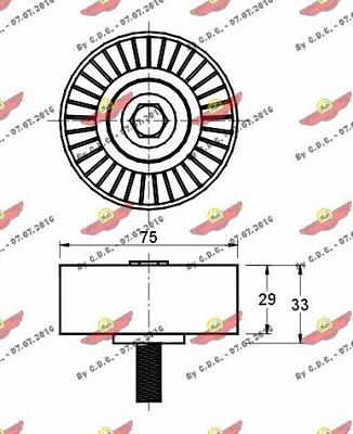 Autokit 03.80548 - Parazīt / Vadrullītis, Ķīļrievu siksna ps1.lv