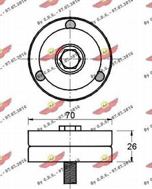 Autokit 03.80550 - Parazīt / Vadrullītis, Ķīļrievu siksna ps1.lv