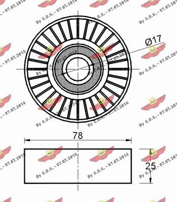 Autokit 03.80500 - Parazīt / Vadrullītis, Ķīļrievu siksna ps1.lv