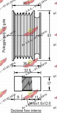 Autokit 03.80577 - Piedziņas skriemelis, Ģenerators ps1.lv