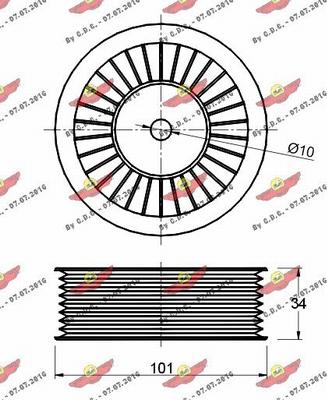 Autokit 03.80615 - Parazīt / Vadrullītis, Ķīļrievu siksna ps1.lv