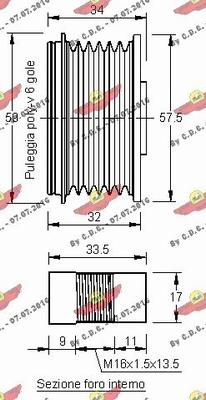 Autokit 03.80849 - Piedziņas skriemelis, Ģenerators ps1.lv