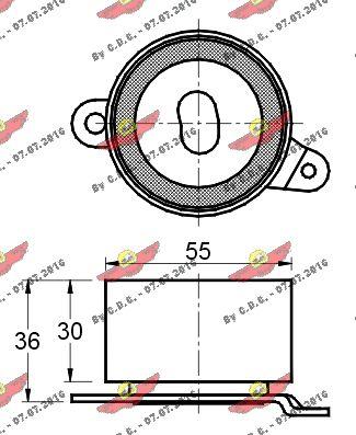 Autokit 03.80362 - Spriegotājrullītis, Gāzu sadales mehānisma piedziņas siksna ps1.lv