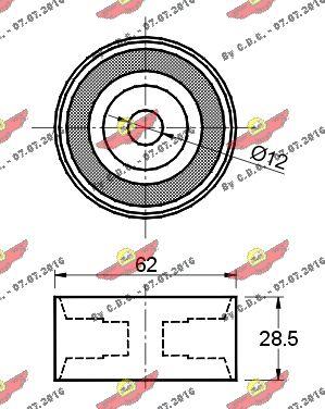 Autokit 03.80367 - Parazīt / Vadrullītis, Zobsiksna ps1.lv