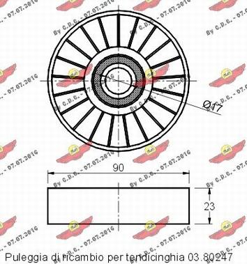 Autokit 03.80248 - Parazīt / Vadrullītis, Ķīļrievu siksna ps1.lv