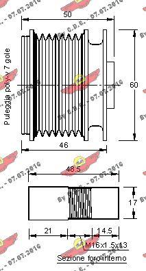 Autokit 03.81448 - Piedziņas skriemelis, Ģenerators ps1.lv